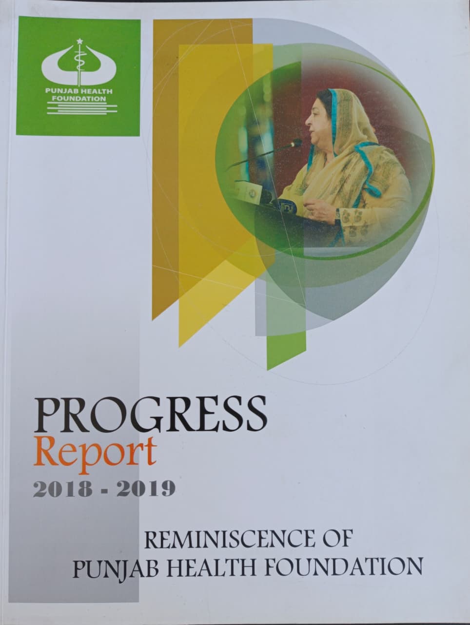 Cover of Progress Report Punjab Health Foundation